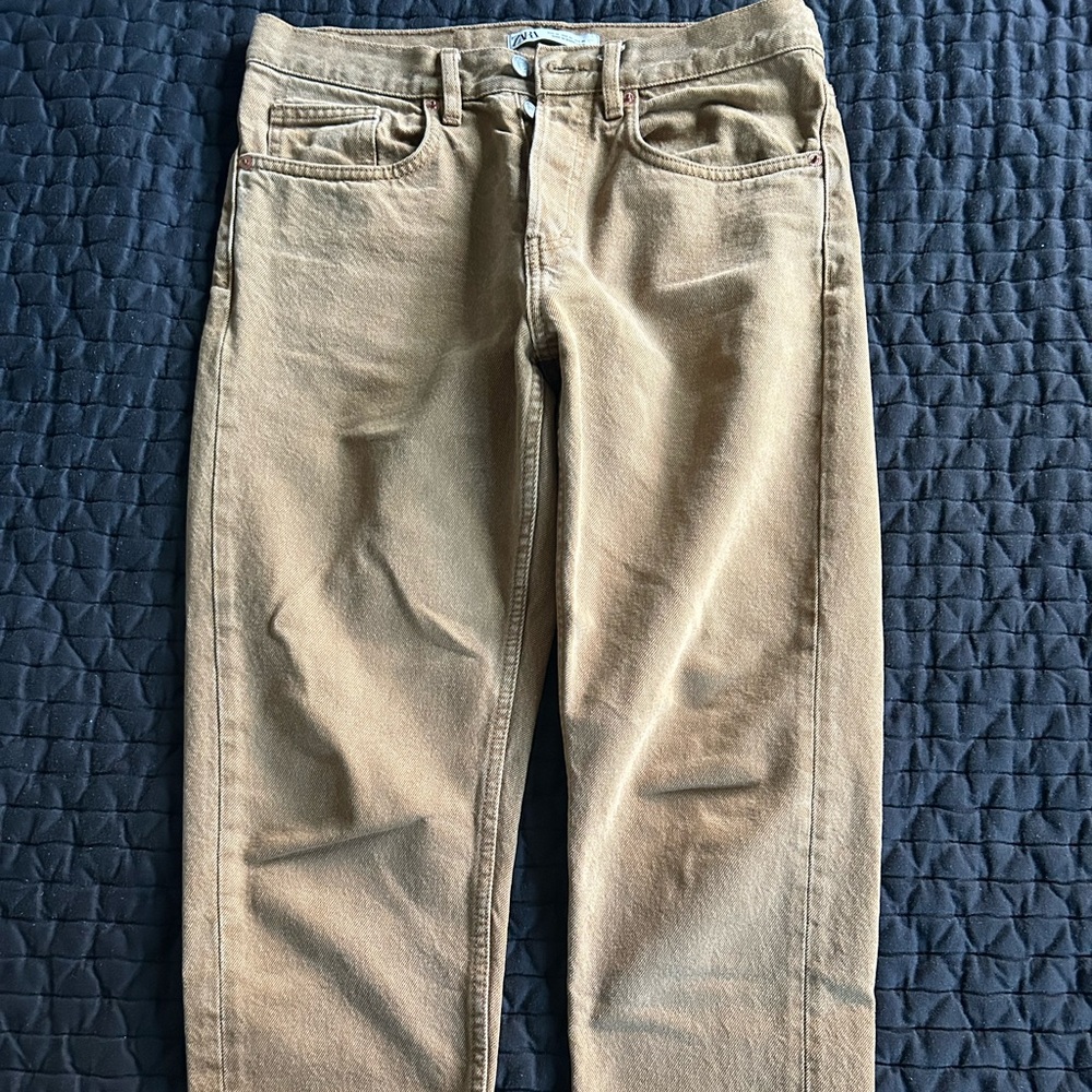 Zara slim fit brown denim size 30